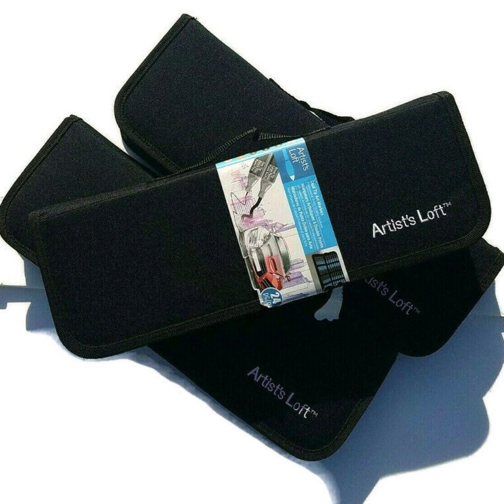 Artist's Loft Dual Tip Markers 24 Piece with Case